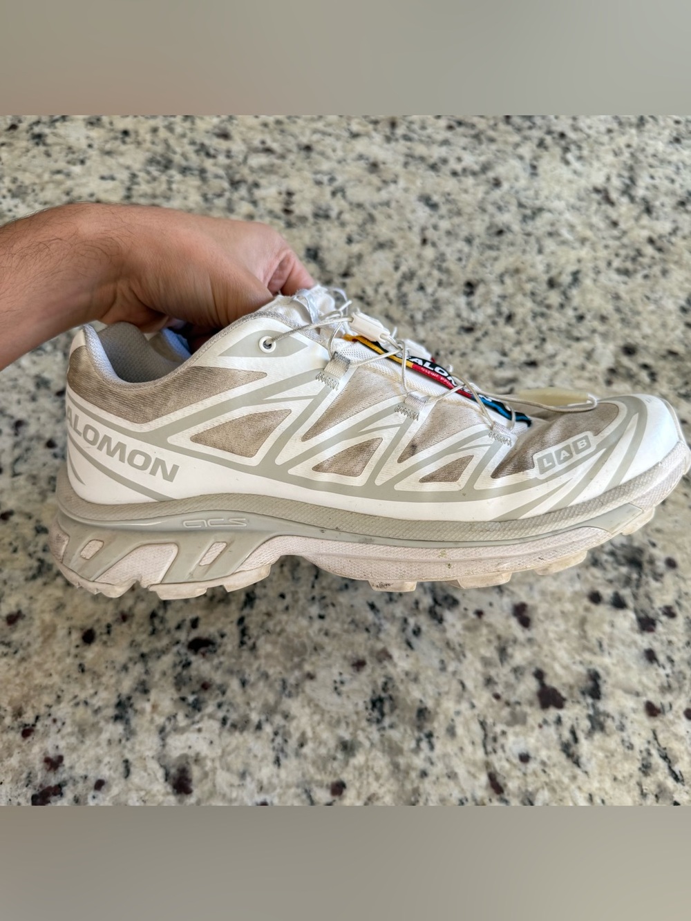 Salomon S/LAB Men’s White Trail Running Sneakers